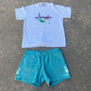 Playboy bundle shirt and shorts